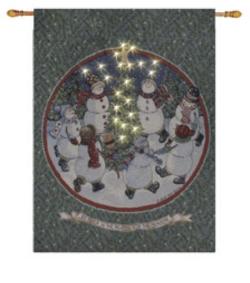 Reason for The Season Lighted Tapestry Wall Hanging